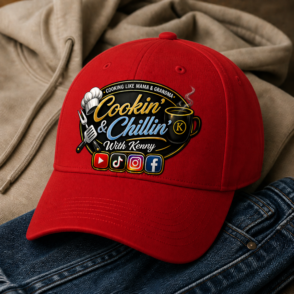 Port & Co 5-Panel Twill Cap