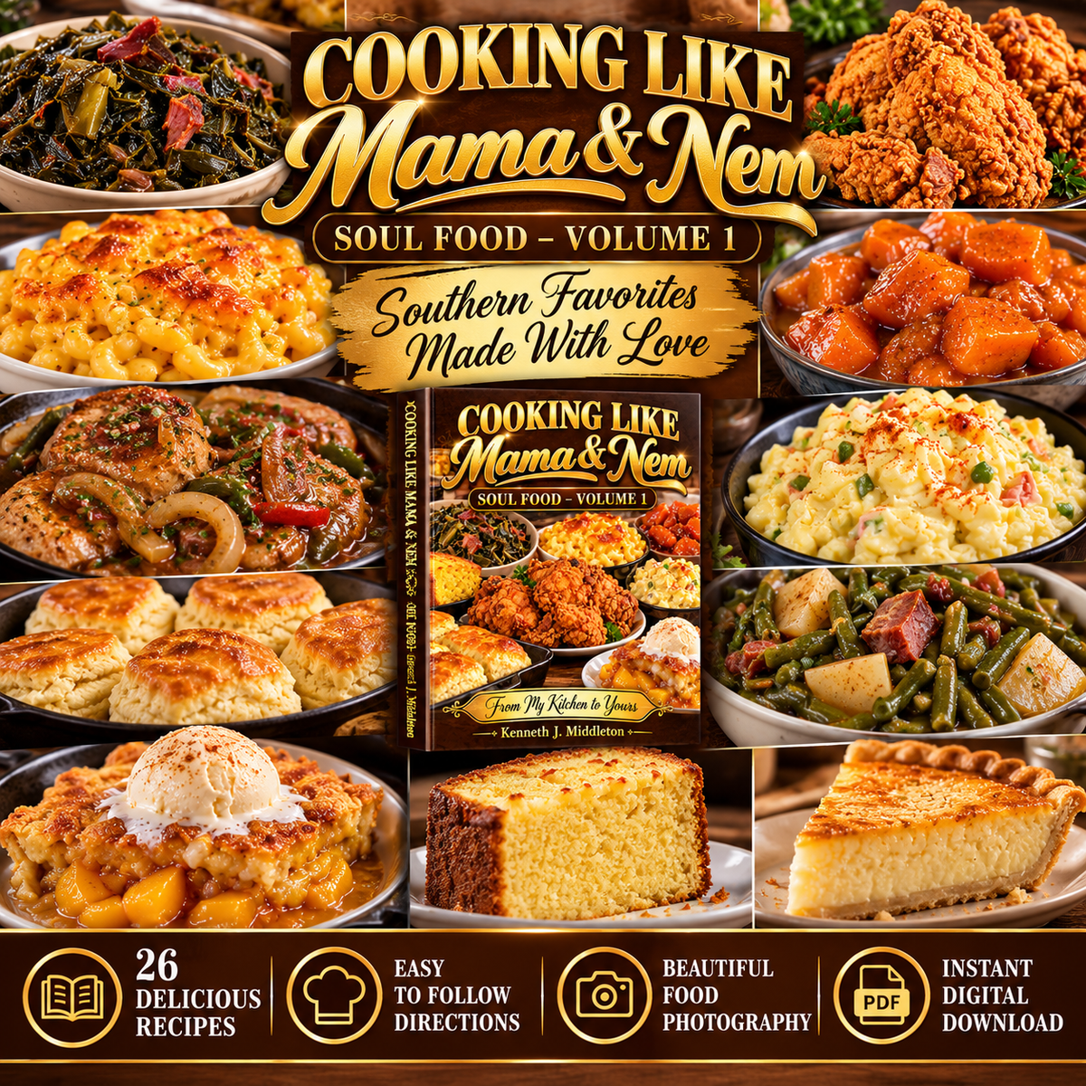 Cooking Like Mama & Nem: Soul Food Volume 1 – Digital Cookbook